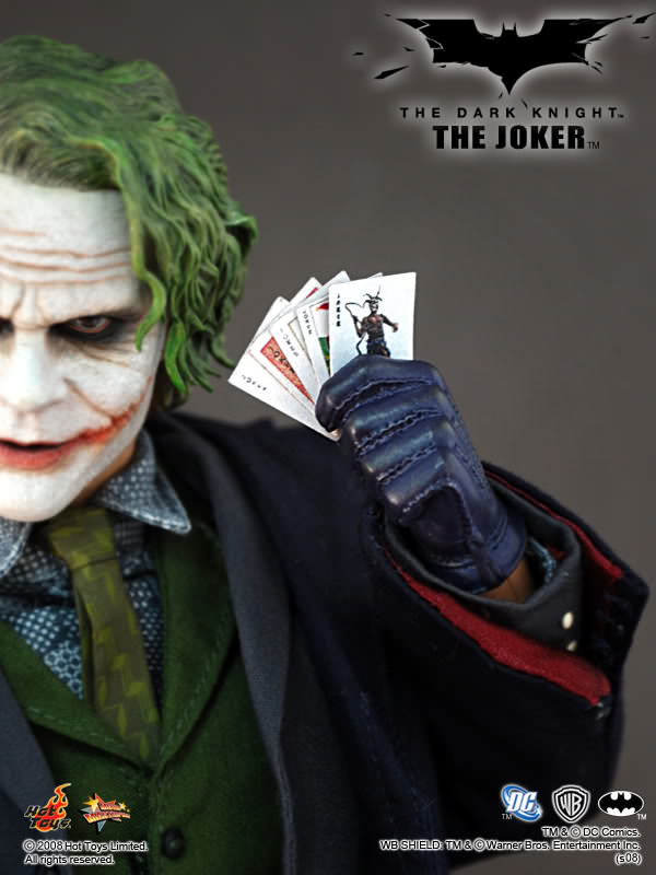 1:6 scale Hot Toys The Dark Knight Joker 12" Action Figure MMS68