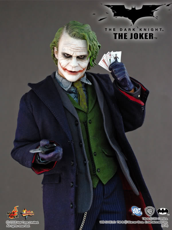 1:6 scale Hot Toys The Dark Knight Joker 12" Action Figure MMS68