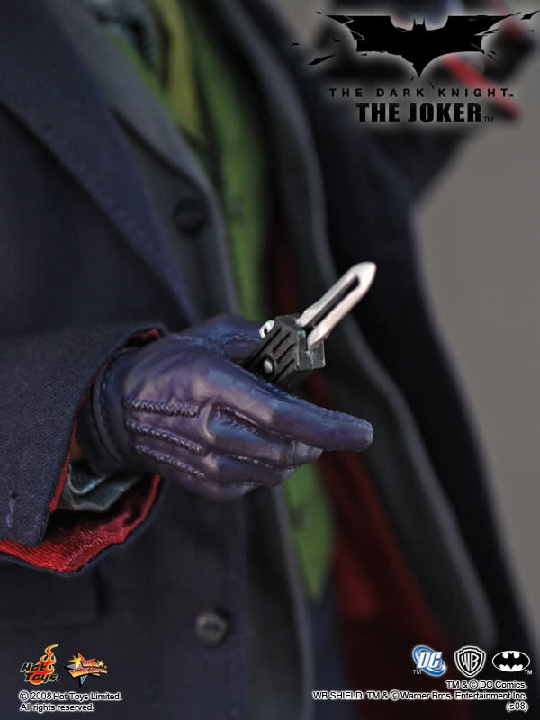 1:6 scale Hot Toys The Dark Knight Joker 12" Action Figure MMS68