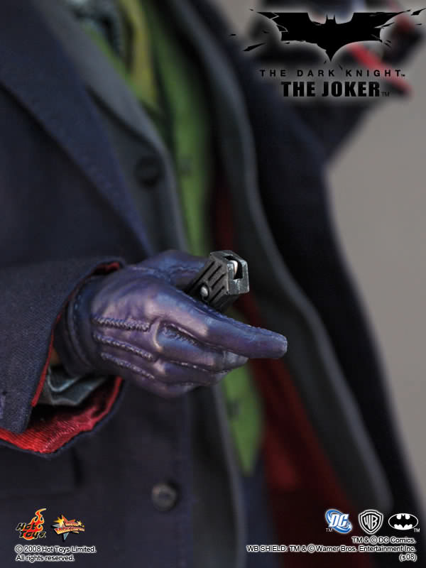 1:6 scale Hot Toys The Dark Knight Joker 12" Action Figure MMS68