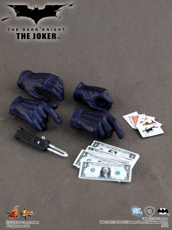 1:6 scale Hot Toys The Dark Knight Joker 12" Action Figure MMS68