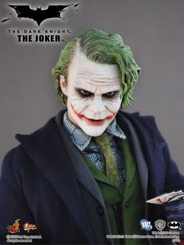 1:6 scale Hot Toys The Dark Knight Joker 12" Action Figure MMS68