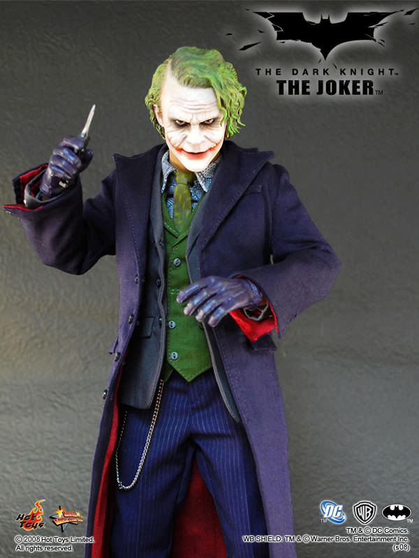 1:6 scale Hot Toys The Dark Knight Joker 12" Action Figure MMS68