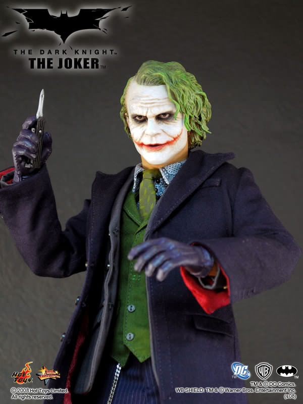 1:6 scale Hot Toys The Dark Knight Joker 12" Action Figure MMS68