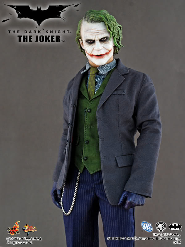 1:6 scale Hot Toys The Dark Knight Joker 12" Action Figure MMS68