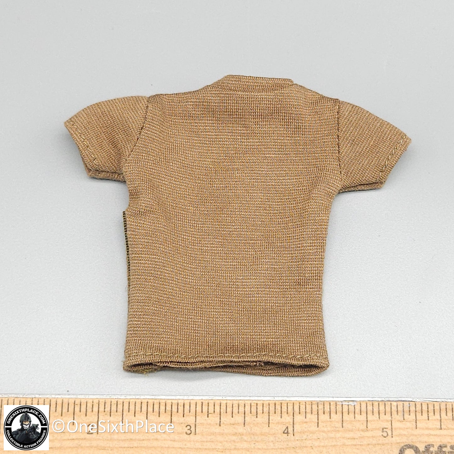 1:6 scale Dragon Jennifer Female Brown T-Shirt for 12" Figures