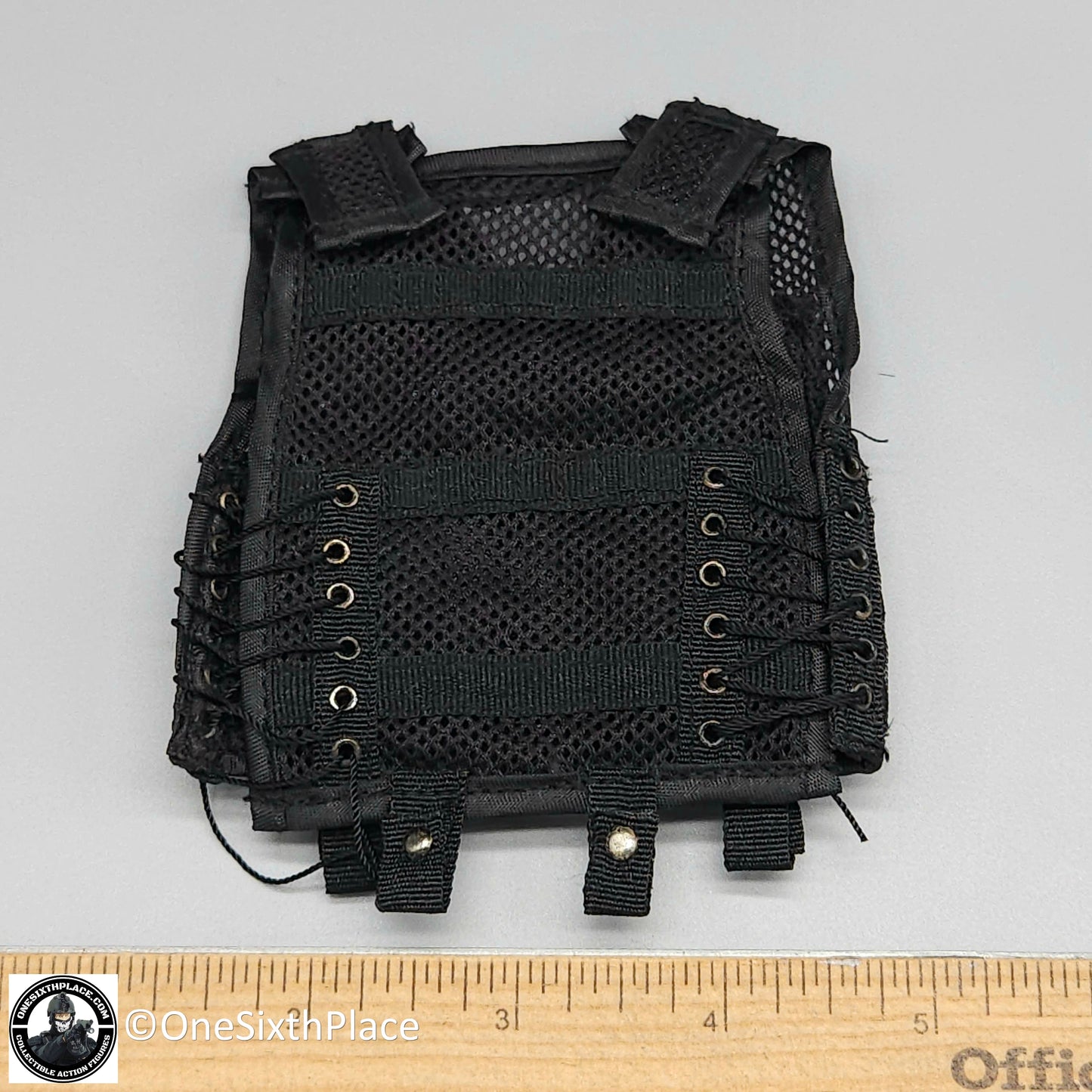 1:6 scale Dragon Black Mesh Shotgun Ammo Assault Vest for 12" Figures