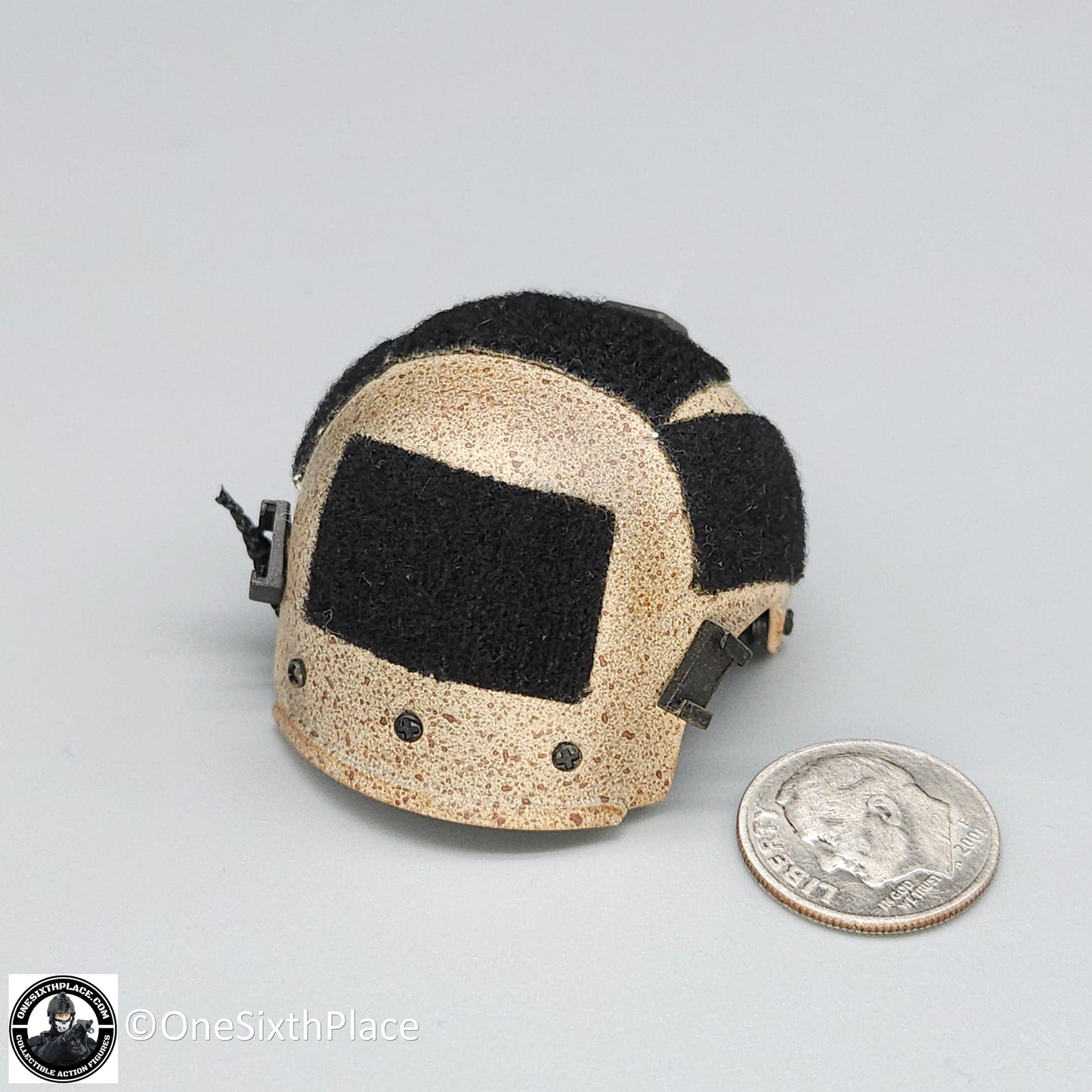 1:6 scale Hot Toys Water Edge Ops Tan Ballistic Helmet for 12" Figures