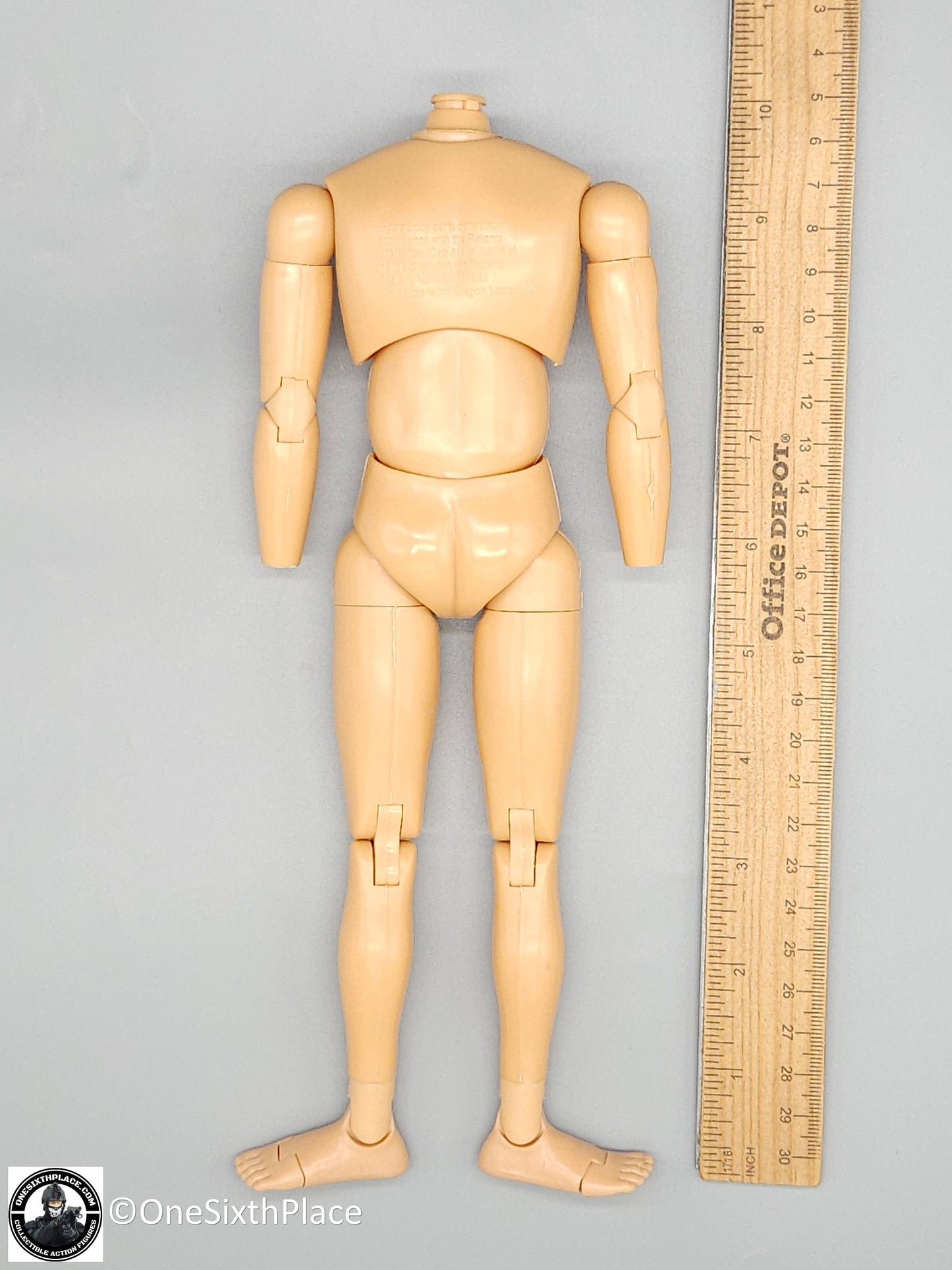 1:6 scale Dragon Neo Adam Male Nude Male Body (Natural Skin) 12" Figure