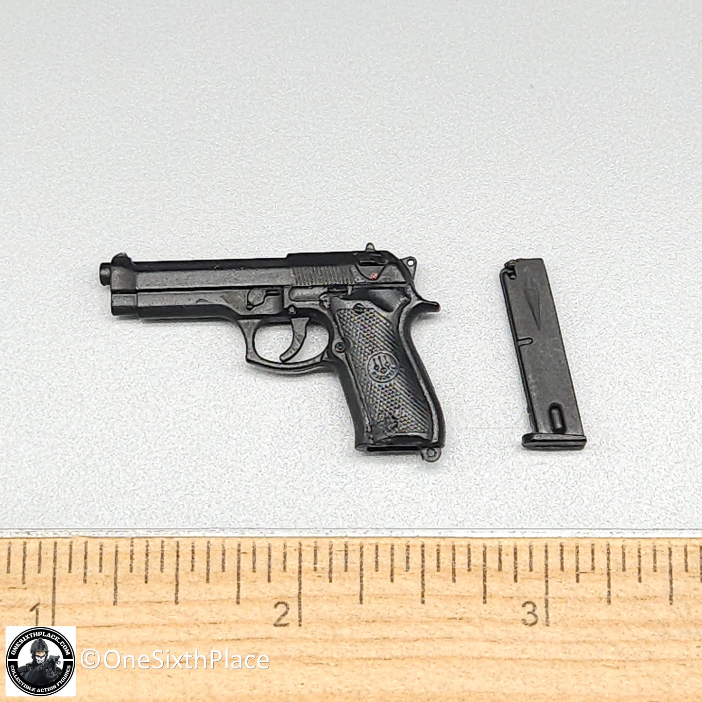 1:6 scale BBI Metal M9 Beretta Pistol for 12" Figures