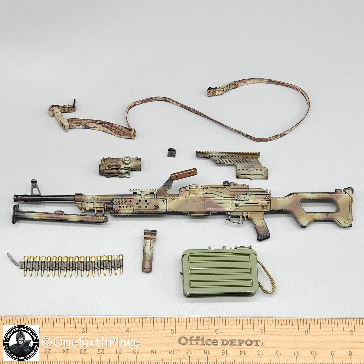 1:6 scale Easy & Simple Russian Special Operations Forces (SSO) PKM Machine Gun for 12" Figures