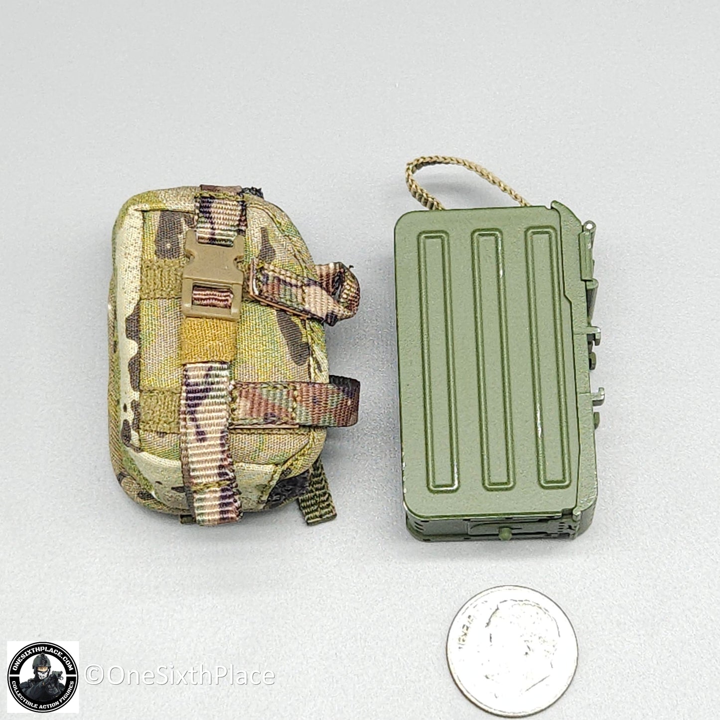 1:6 scale Easy & Simple Russian Special Operations Forces (SSO) PKM Ammo Box Pouch for 12" Figures