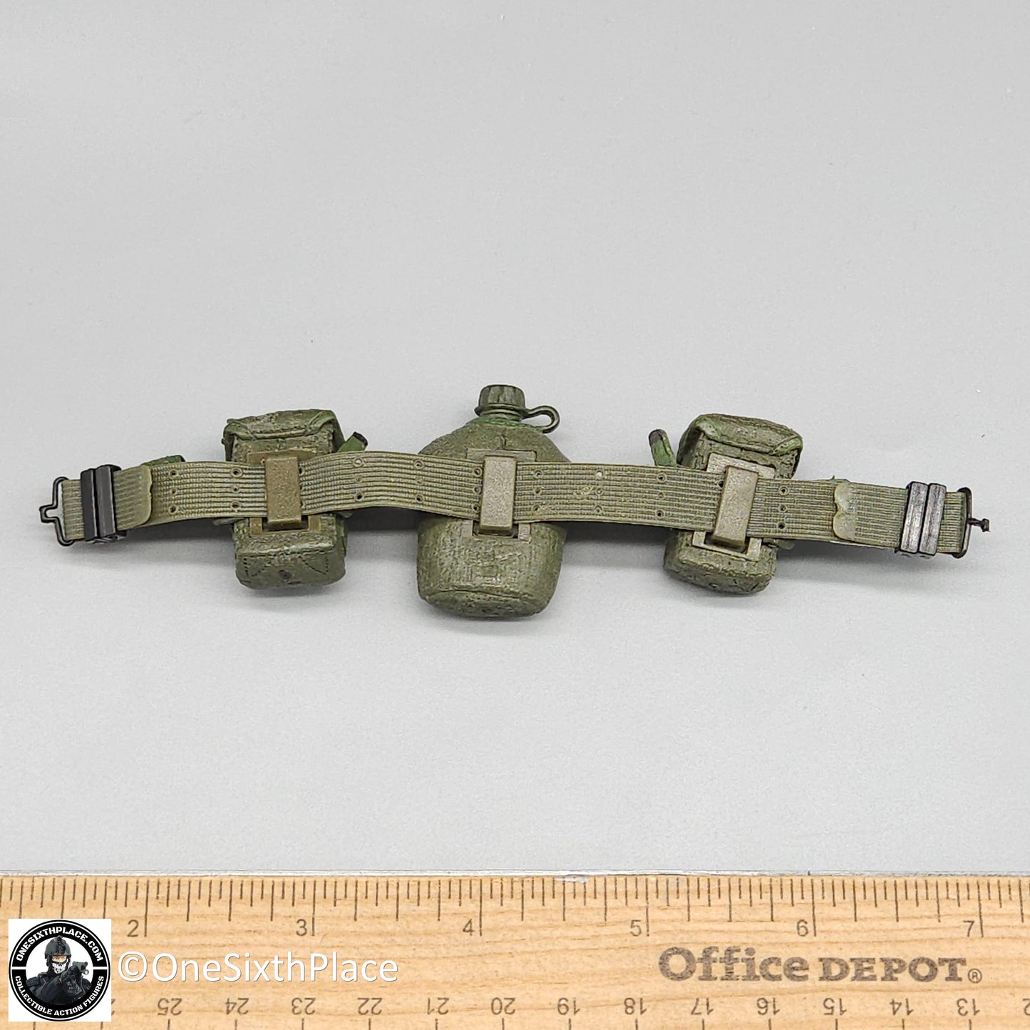 1:6 scale SOTW Vietnam M56 Belt w/ Ammo Canteen Pouches for 12" Figures