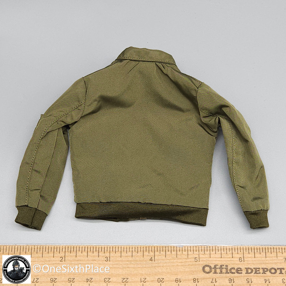 1:6 scale Shinning Toys US Navy F14 Aviator Green Pilot Jacket for 12" Figures