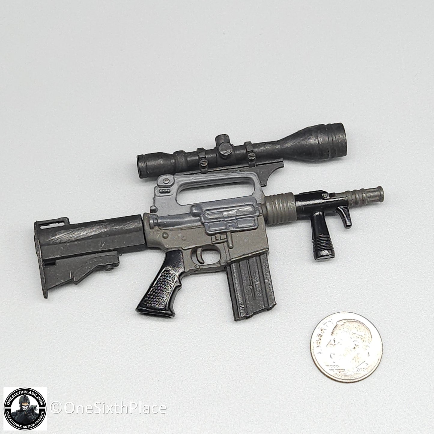 1:6 Ultimate Soldier Navy SEAL Colt M16 Pistol Rifle 12" GI Joe BBI Dragon