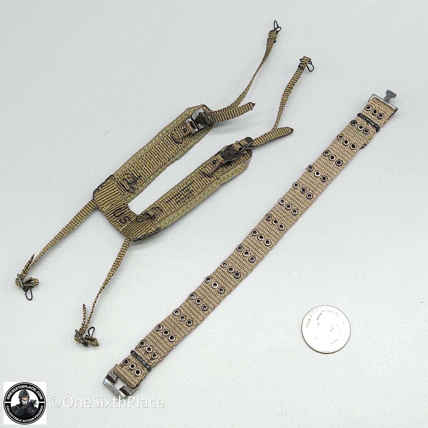 1:6 scale Toy Soldier Vietnam USMC Force Recon Belt w/ Suspenders for 12" Figures