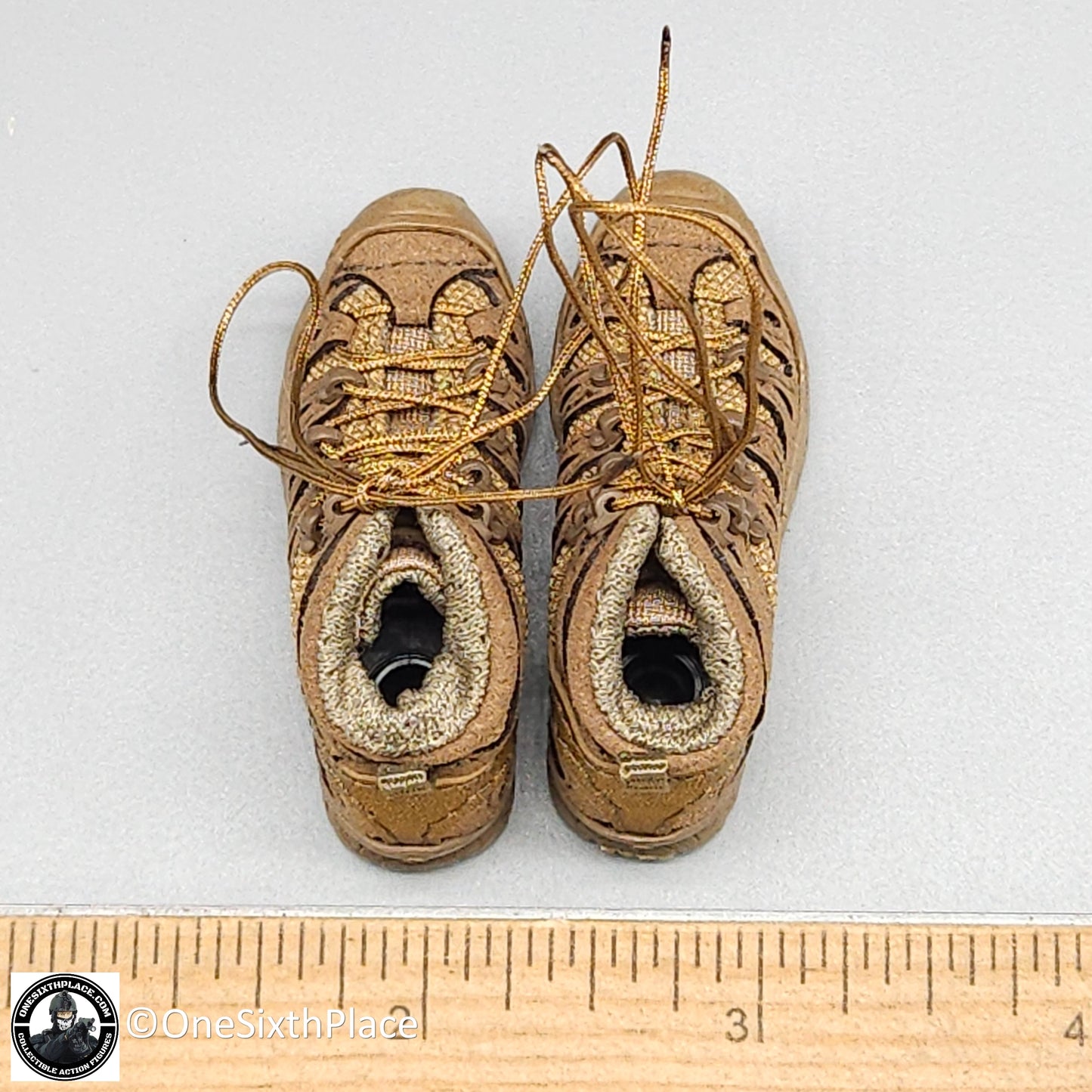 1:6 scale Easy & Simple Russian Special Operations Forces (SSO) Tan GTX Boots for 12" Figures