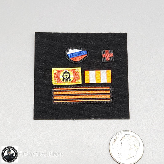 1:6 scale Easy & Simple Russian Special Operations Forces (SSO) Patches Set for 12" Figures