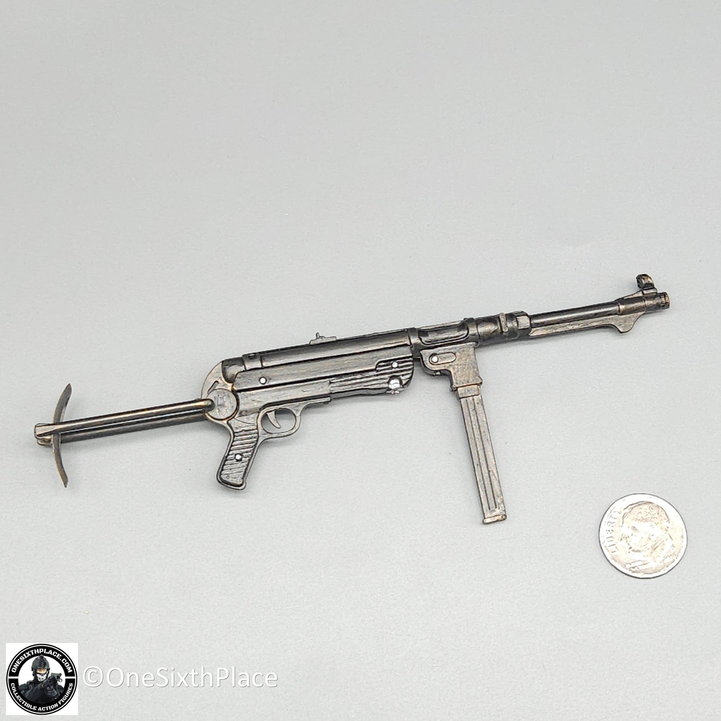 1:6 scale Cotswold WWII German MP40 Submachine Gun Weathered for 12" Figures