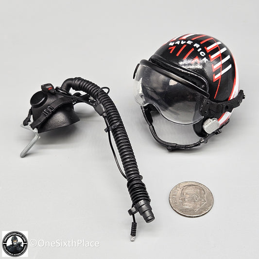 1:6 scale Shinning Toys US Navy F18 Aviator Maverick Helmet for 12" Figures