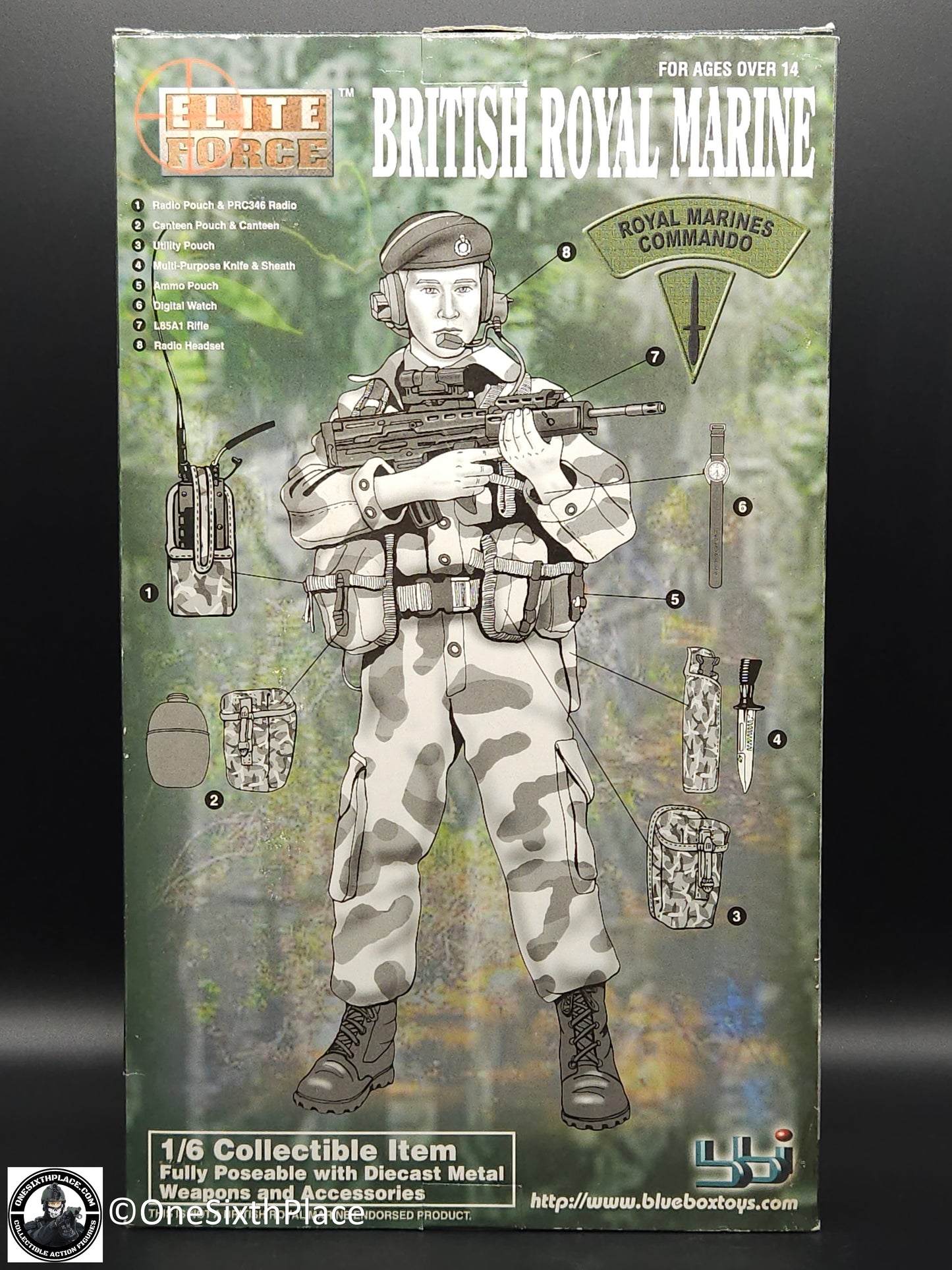 1:6 scale BBI Elite Force British Royal Marines Mne Allen 12" Action Figure