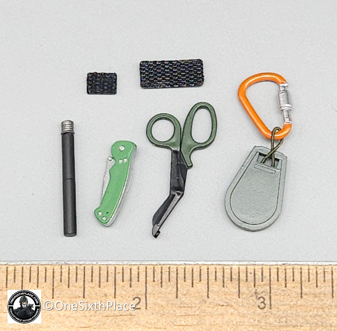 1:6 Soldier Story The Division 2 Agent Caleb Dunne Compass Flare Knife Set for 12" Figures
