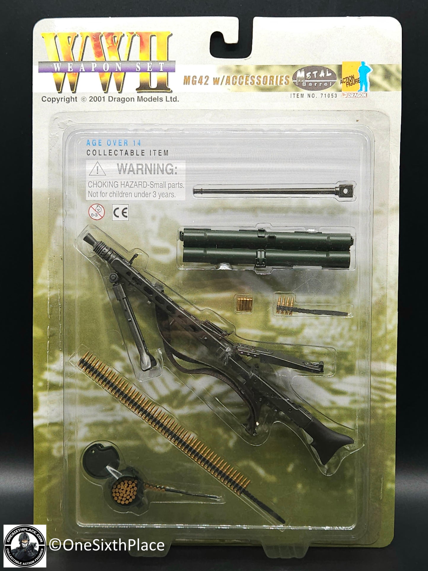 1:6 scale Dragon WWII German MG42 w/ Accessories Equipment Set 71053 for 12" Figures (Copy)