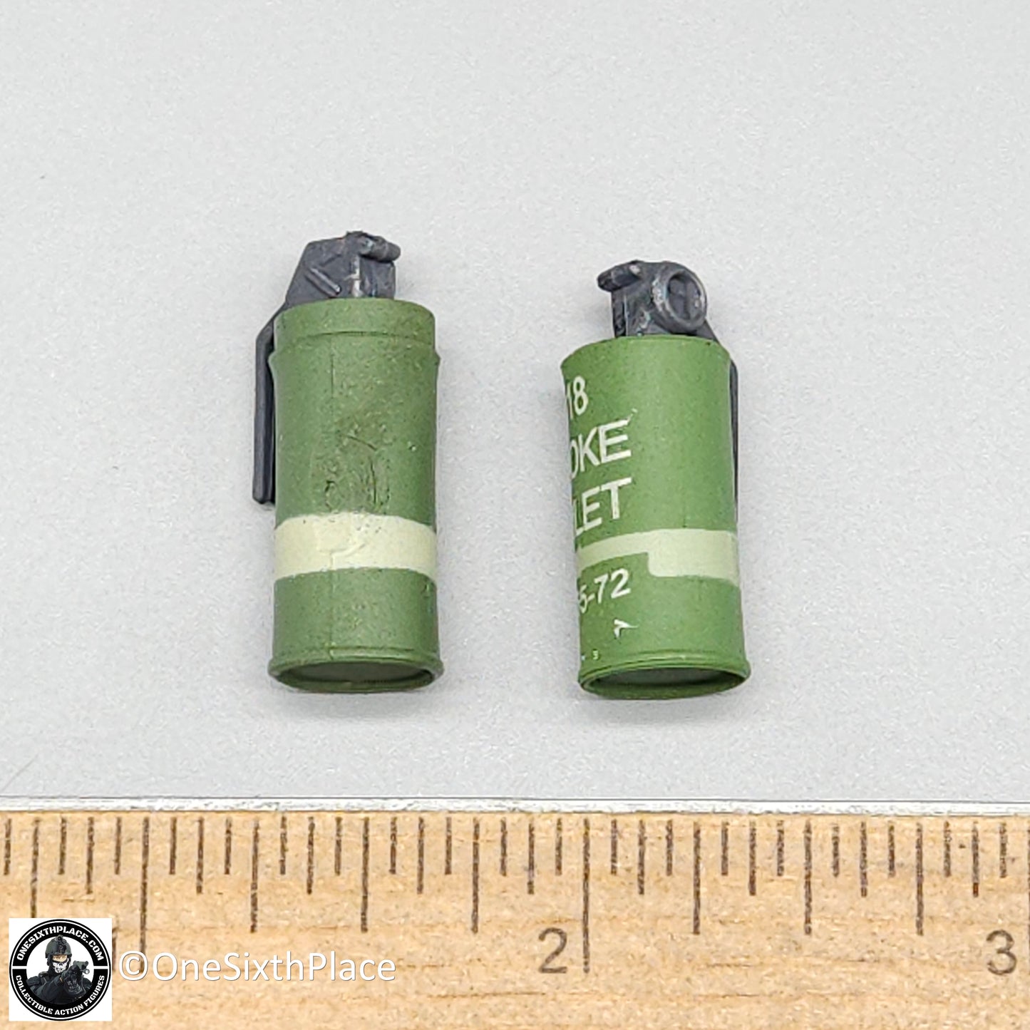 1:6 Ultimate Soldier Vietnam SEAL M18 Smoke Grenades (x2) for 12" Figures
