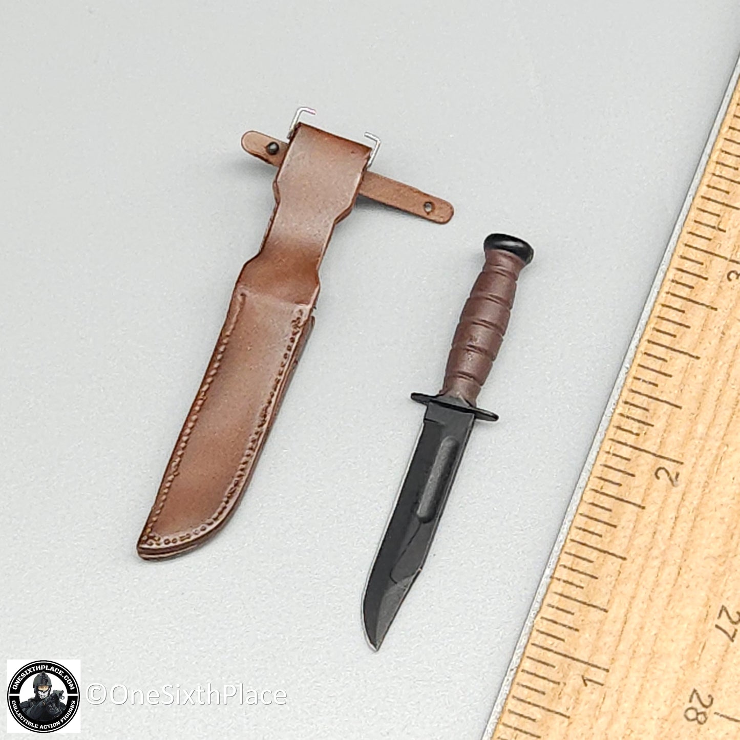 1:6 scale Dragon WWII USMC Ka-Bar Knife (Plastic) for 12" Figures