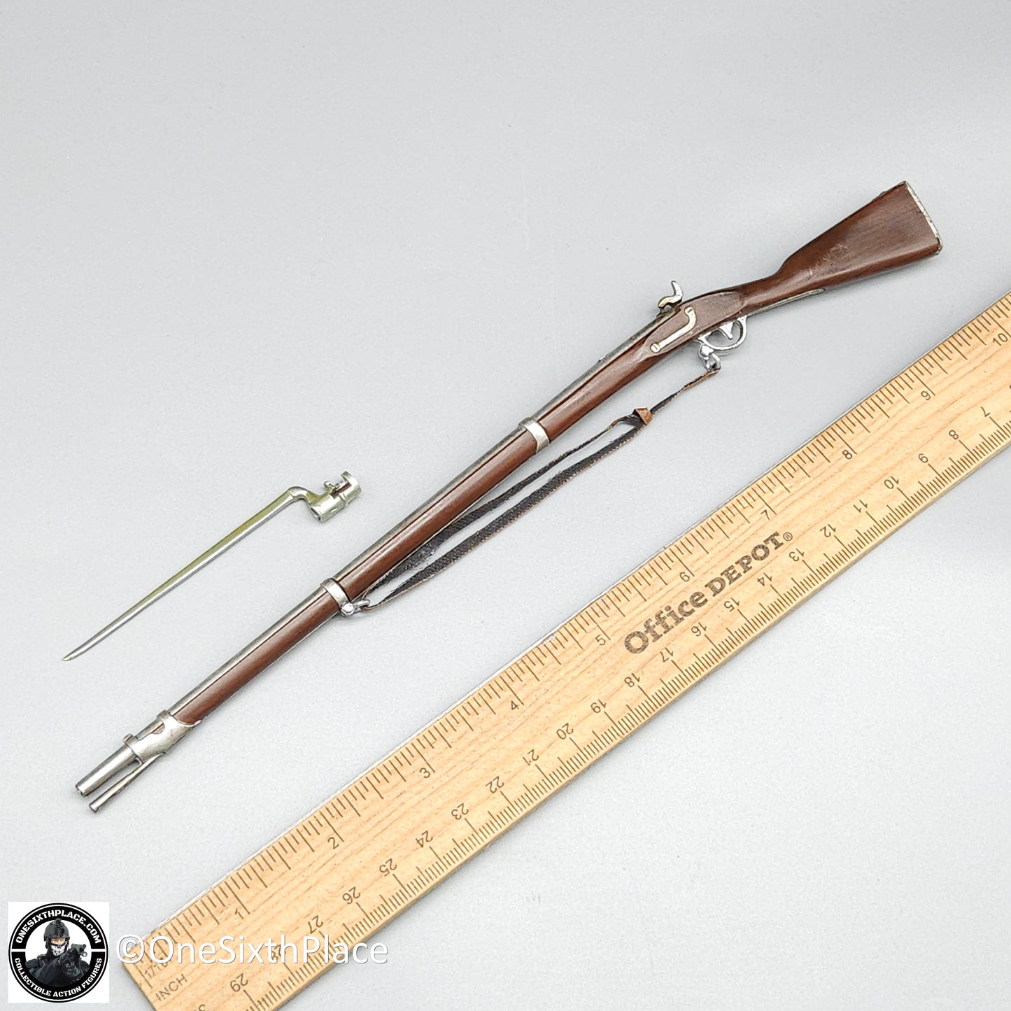 1:6 Sideshow Civil War Confederate 1st Texas M1842 Musket Rifle for 12" Figures