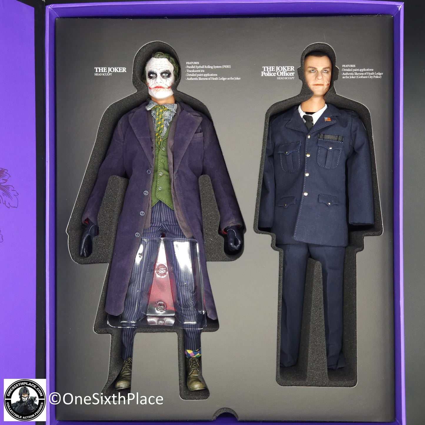 1:6 scale Hot Toys The Dark Knight Joker DX01 12" Action Figure