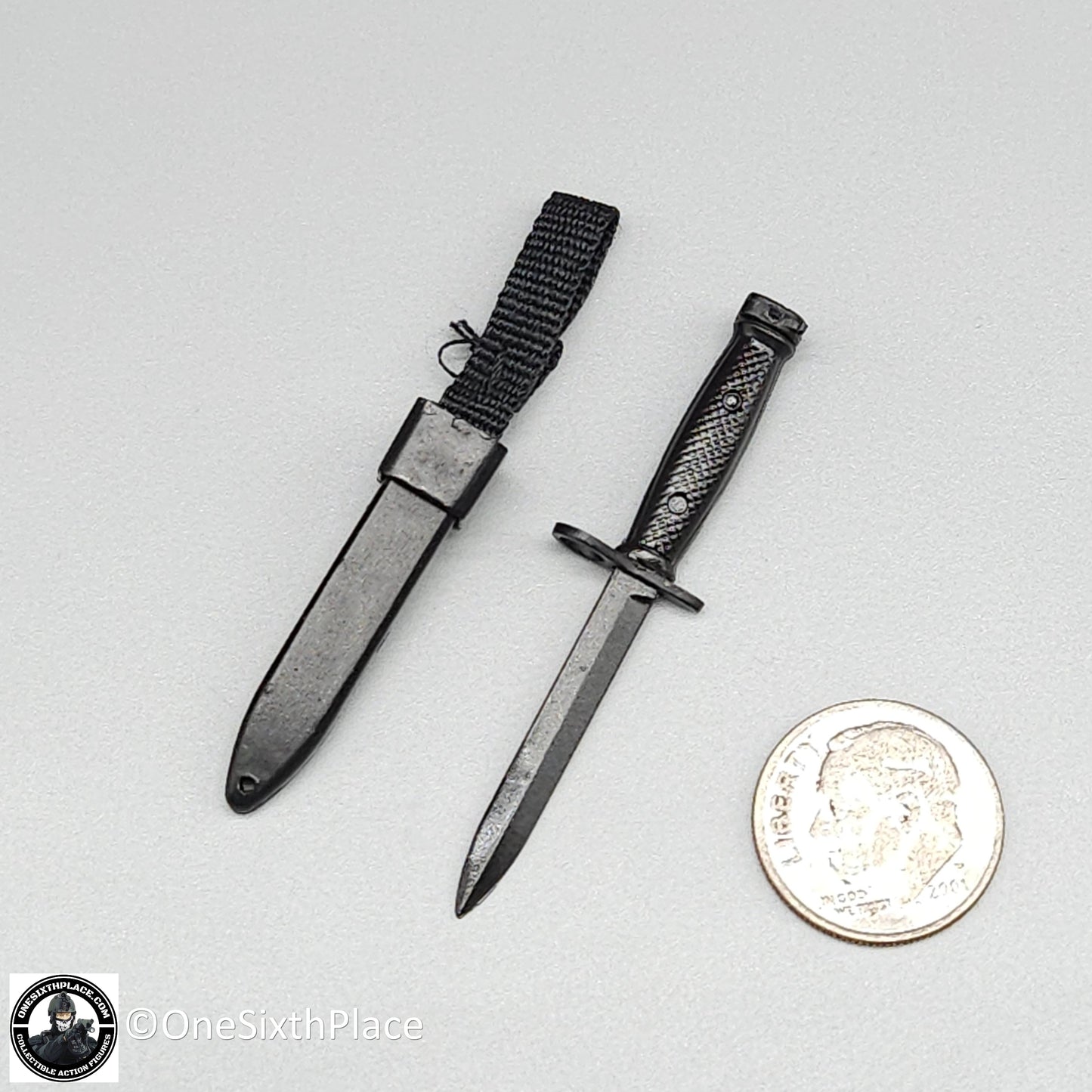 1:6 Dragon HK Police SDU Michael Bayonet Knife for 12" Figures
