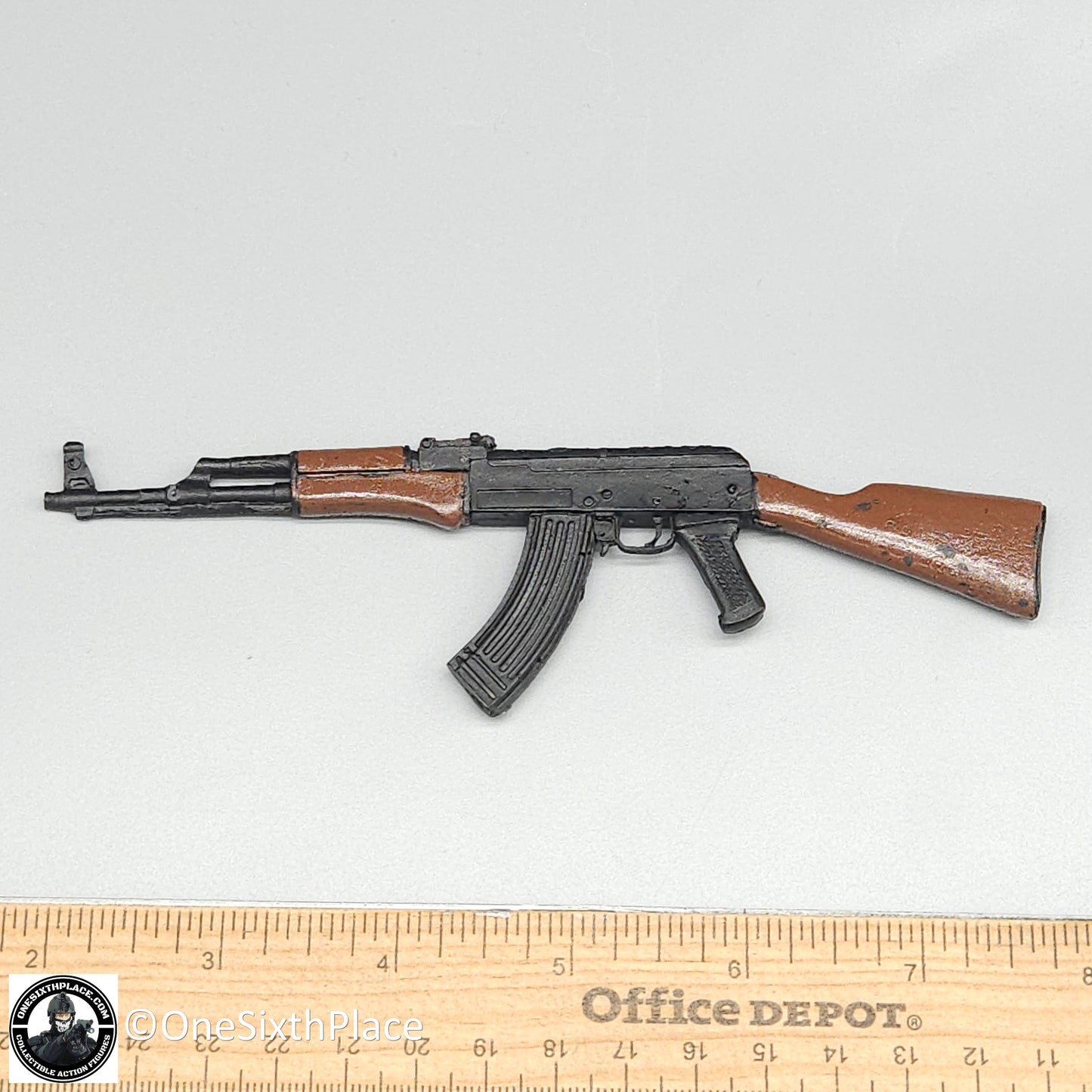 1:6 scale Molded Plastic AK47 Rifle for 12" Figures