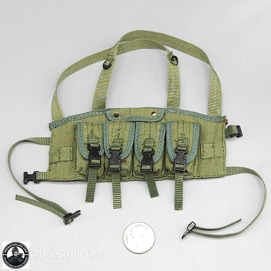 1:6 scale Dragon Green BHI Style Chest Rig for 12" Figures