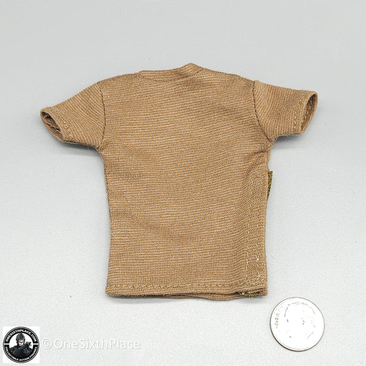 1:6 scale Dragon Jennifer Female Brown T-Shirt for 12" Figures