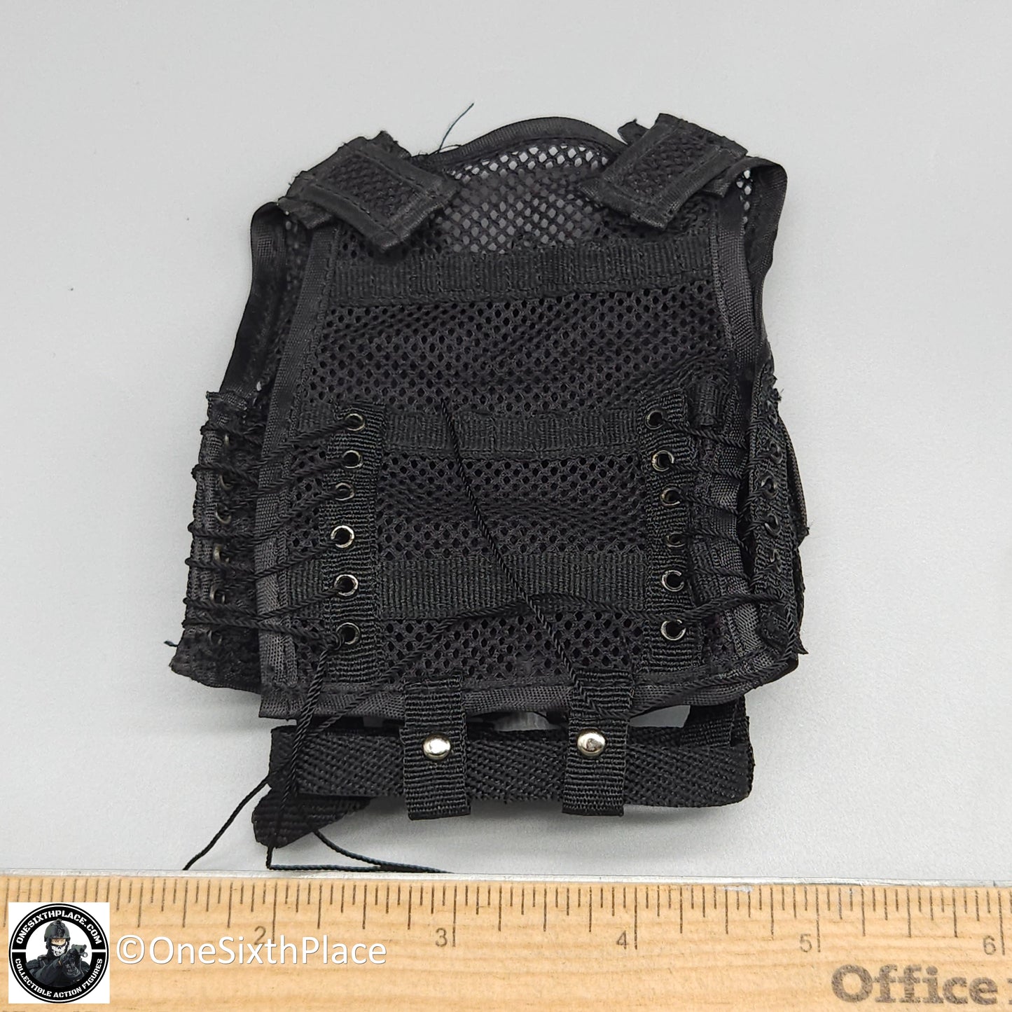 1:6 scale Dragon Delta Force Jeff Black Mesh Assault Vest for 12" Figures