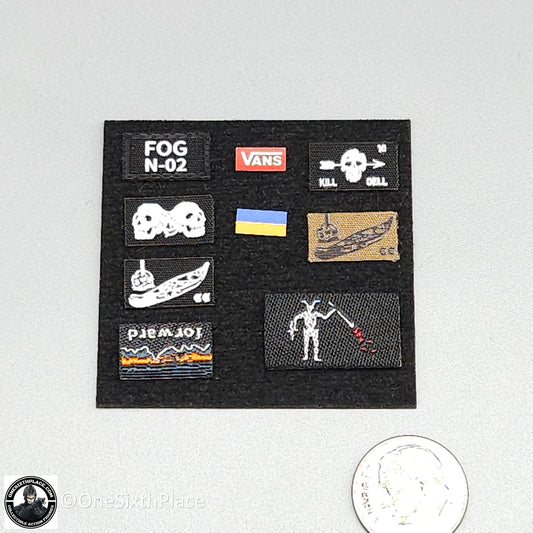 1:6 scale Easy & Simple Paramilitary Forces Operator Patches Set for 12" Figures