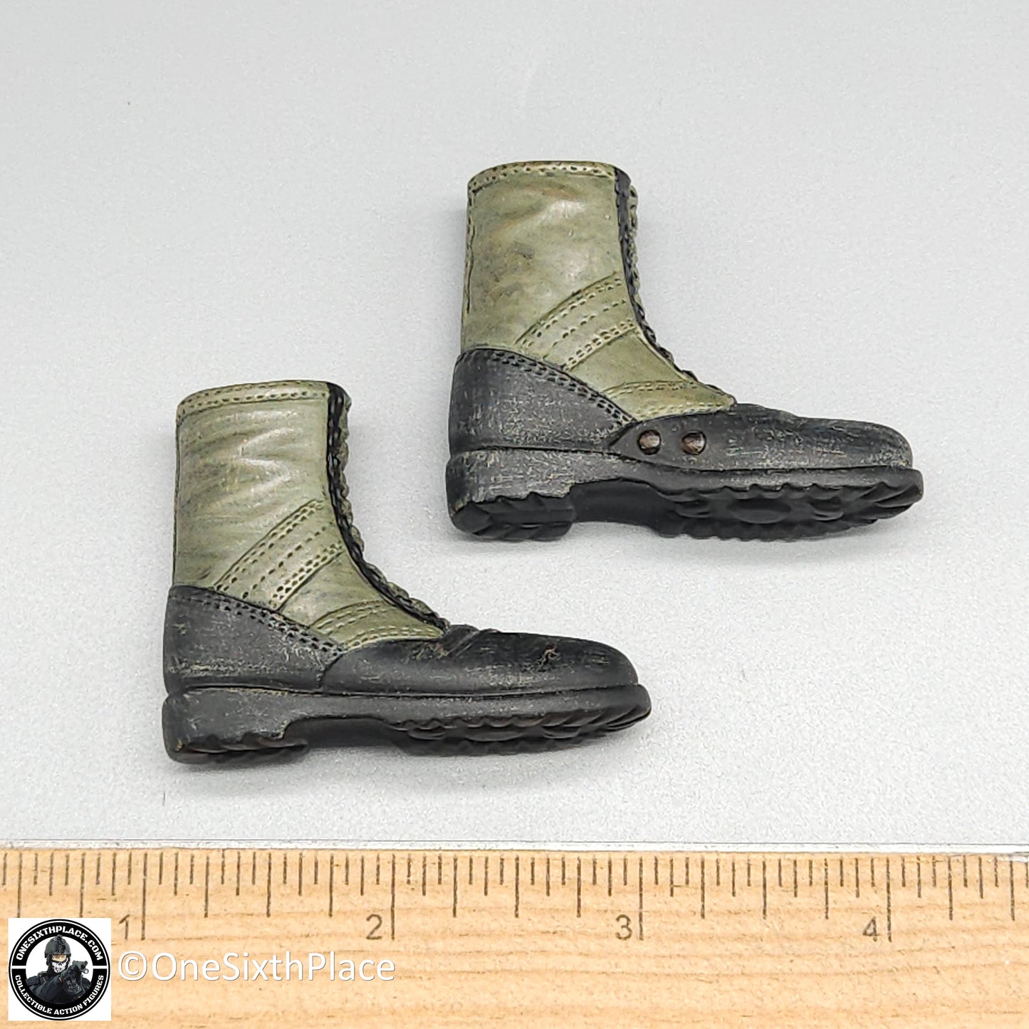1:6 scale Sideshow Platoon Vietnam Jungle Boots for 12" Figures