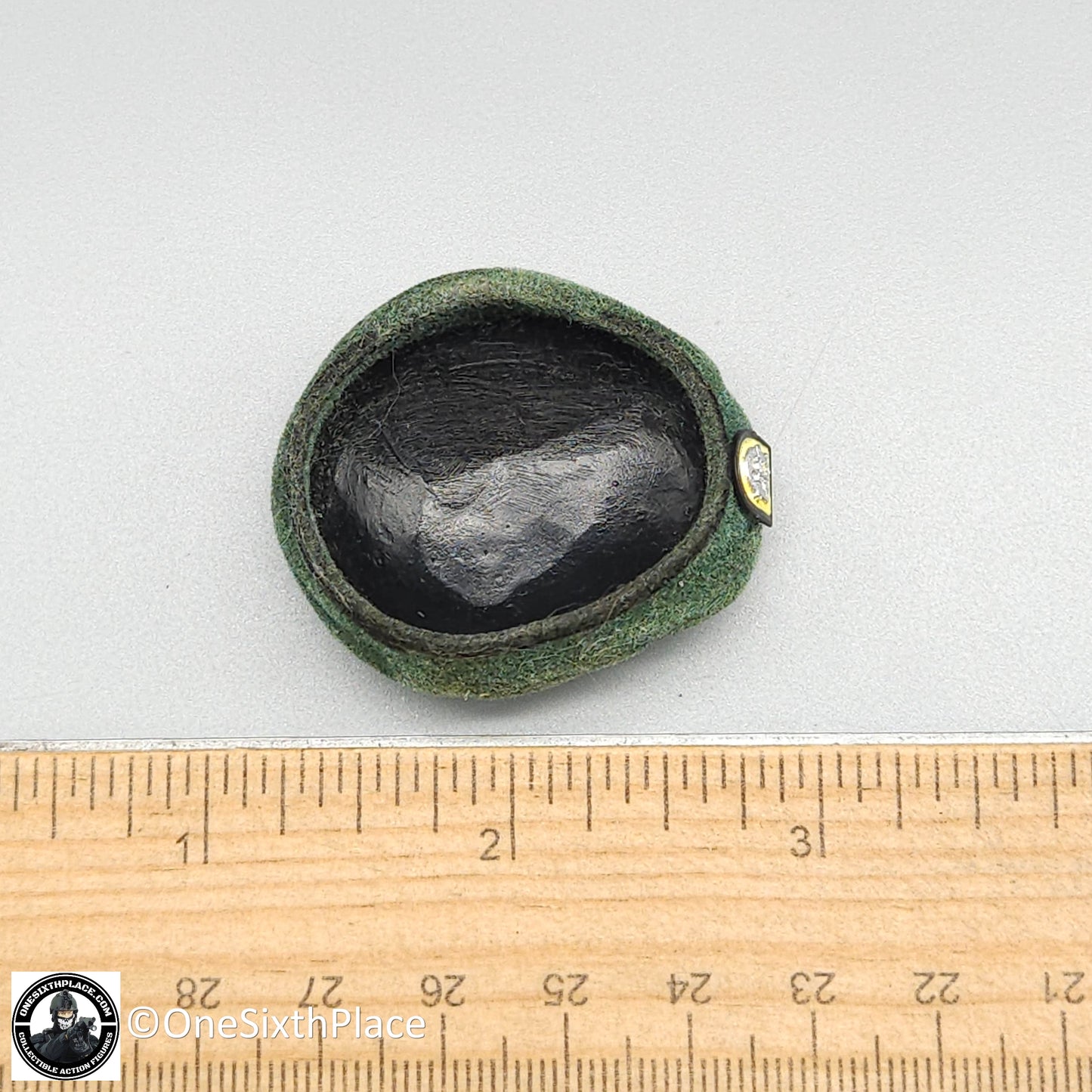 1:6 scale BBI Green Beret Eagle Molded Beret Hat (Weathered) for 12" Figures