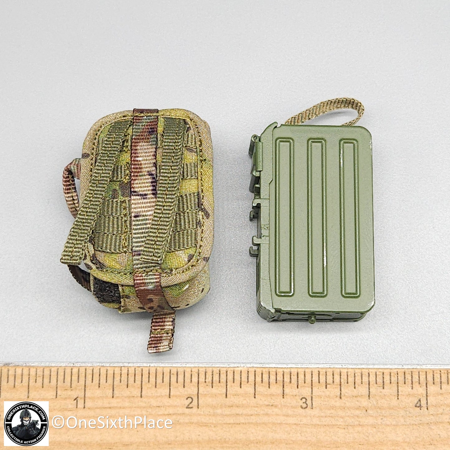 1:6 scale Easy & Simple Russian Special Operations Forces (SSO) PKM Ammo Box Pouch for 12" Figures