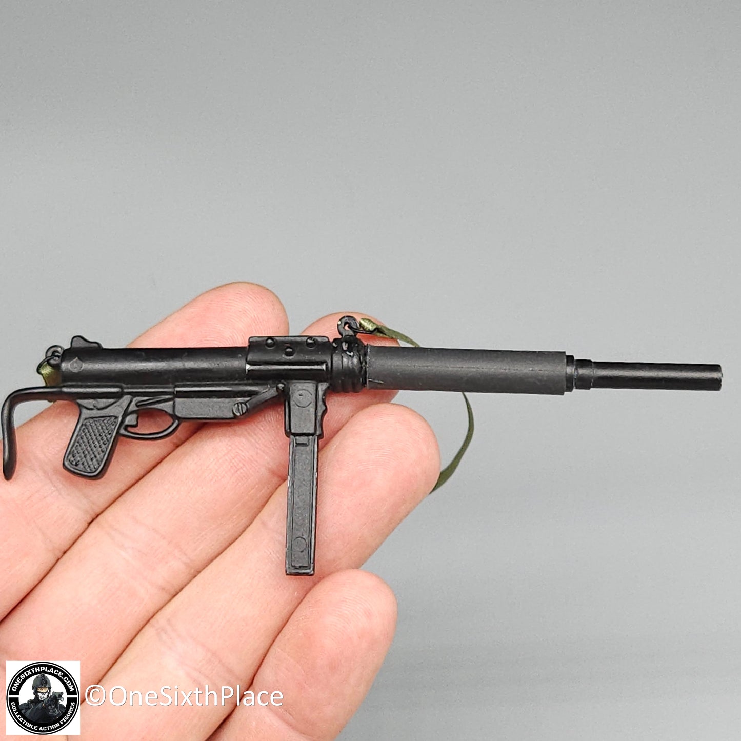 1:6 scale Molded Vietnam Suppressed M3 Grease Gun Submachine Gun for 12" Figures