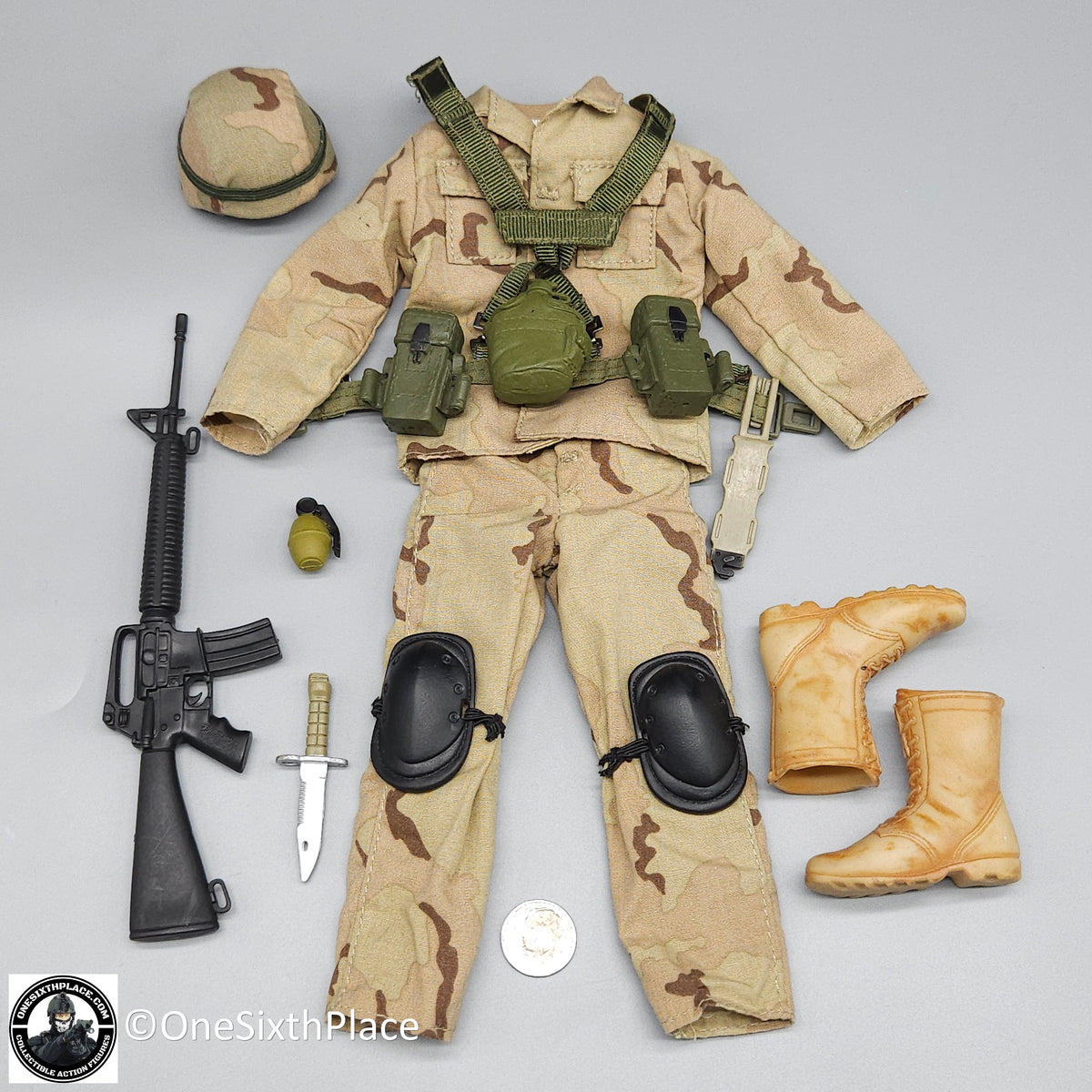 1:6 scale Hasbro GI Joe Modern US Army Desert Uniform Set for 12" Figures