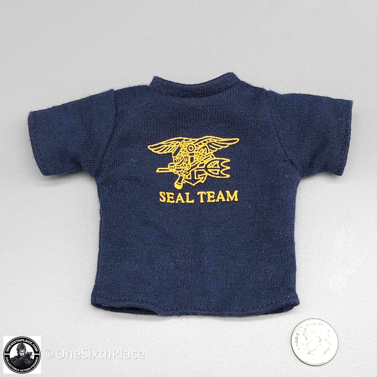 1:6 Ultimate Soldier Navy SEALs Logo T-Shirt USED READ NOTES for 12" Figures