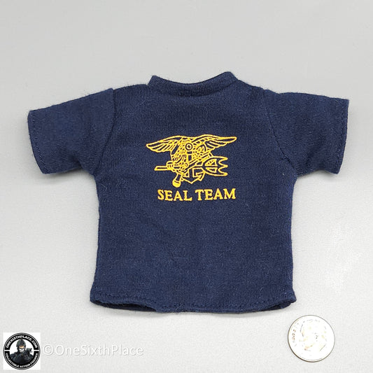 1:6 Ultimate Soldier Navy SEALs Logo T-Shirt USED READ NOTES for 12" Figures