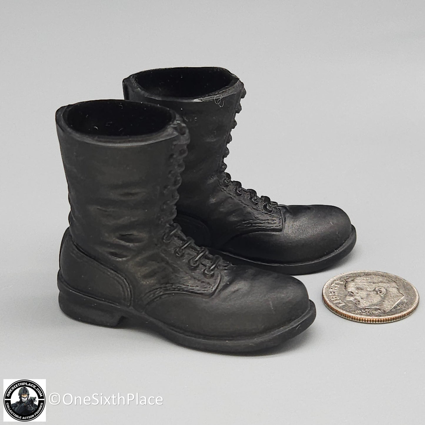 1:6 Ultimate Soldier Armed Terrorist Black Boots for 12" Figures