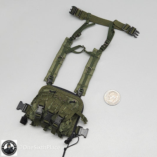 1:6 scale ACE CIA PMC Afghanistan Green Chest Rig for 12" Figures