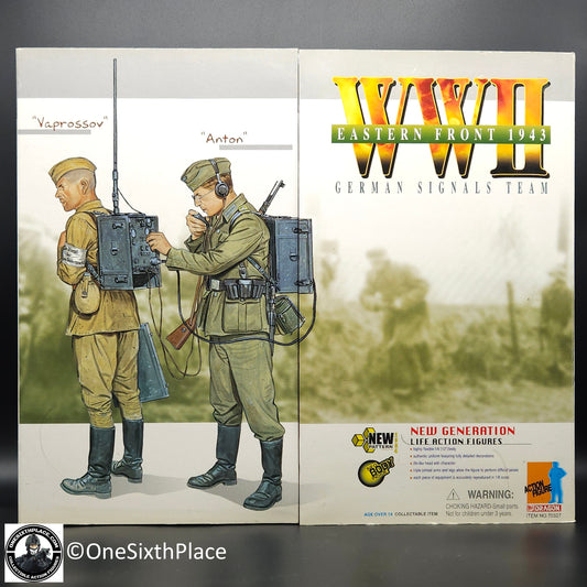 1:6 Dragon WWII German Signals Team Anton & Vaprossov Eastern Front 1943 12" Figure Set