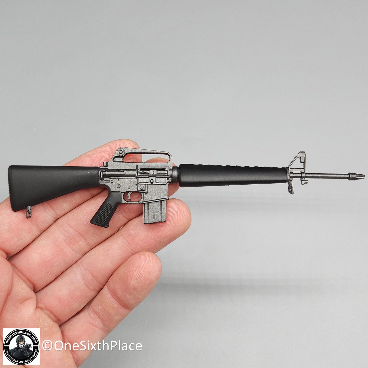 1:6 scale ZY Toys M16 w/ 3-Prong Flash Hider for 12" Figures Vietnam