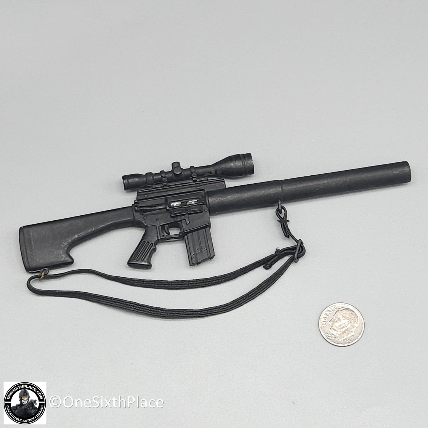 1:6 scale Ultimate Soldier Suppressed M16 Sniper Rifle for 12" Figures