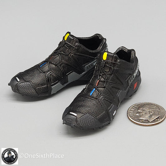 1:6 Easy & Simple 10th Special Forces Group Black Salomon Boots for 12" Figures